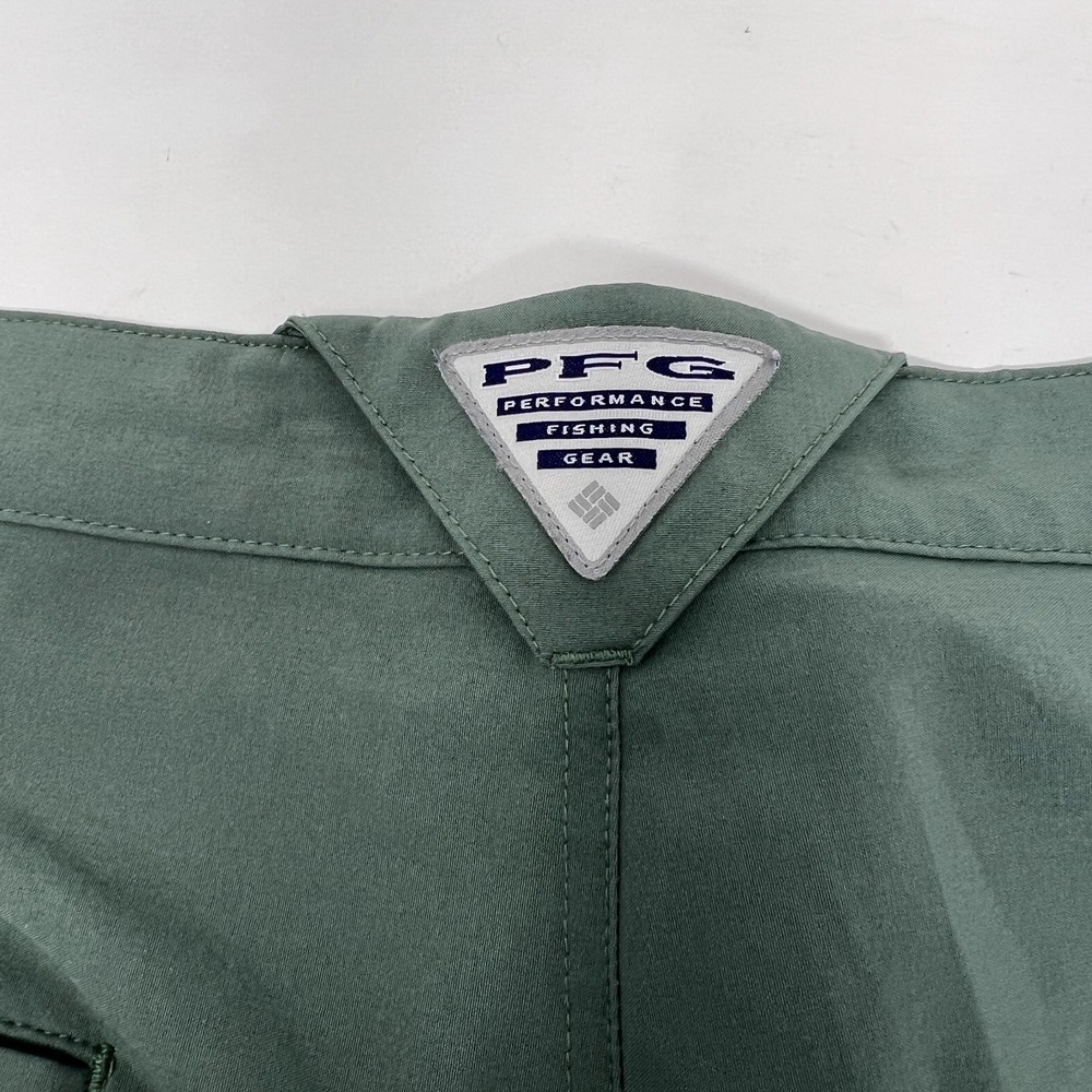 Columbia Men's Performance Fishing Gear‎ Shorts Size 40 Green Omni-Shade - Picture 13 of 15